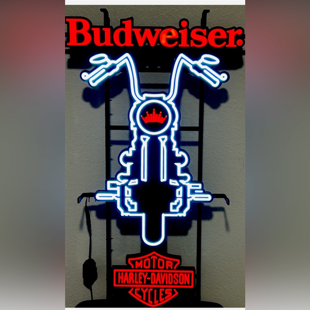 Budweiser Harley Davidson LED Sign